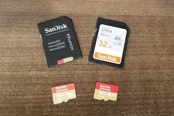 two sd cards