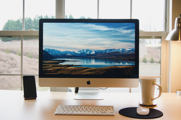 a mac laptop