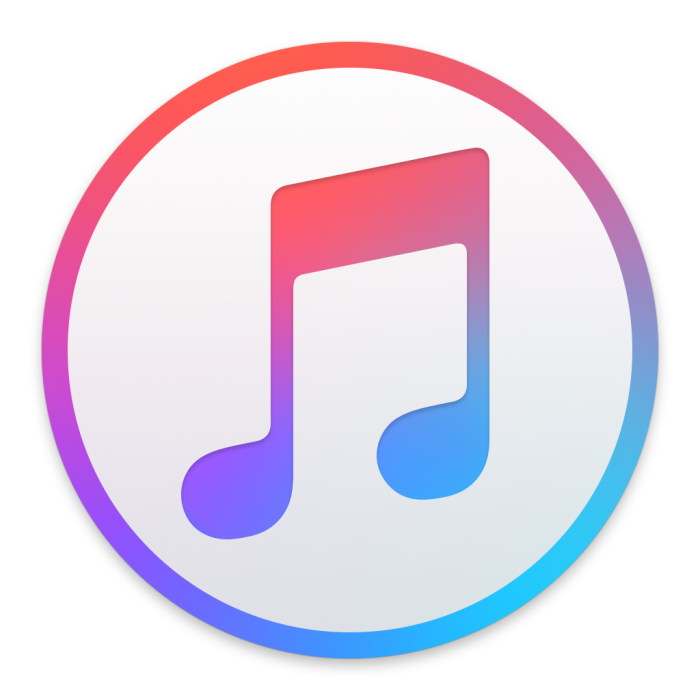 iTunes logo screenshot