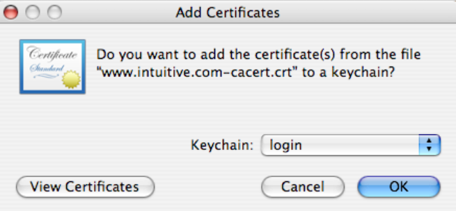 add certificates screenshot