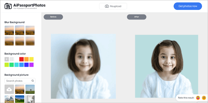 aipassport make picture clearer