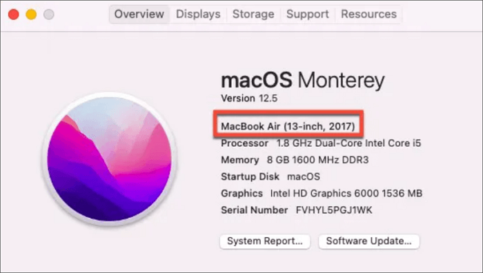 check macos version