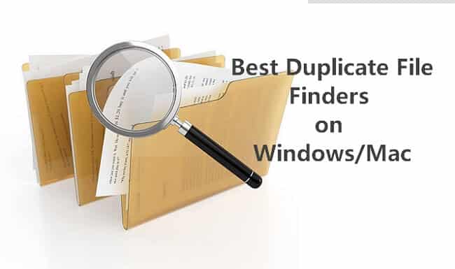 duplicate file finder remover