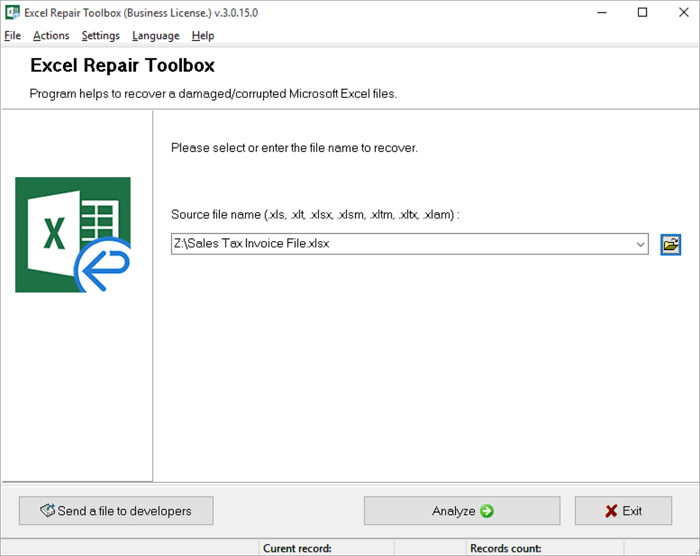 excel repair toolbox