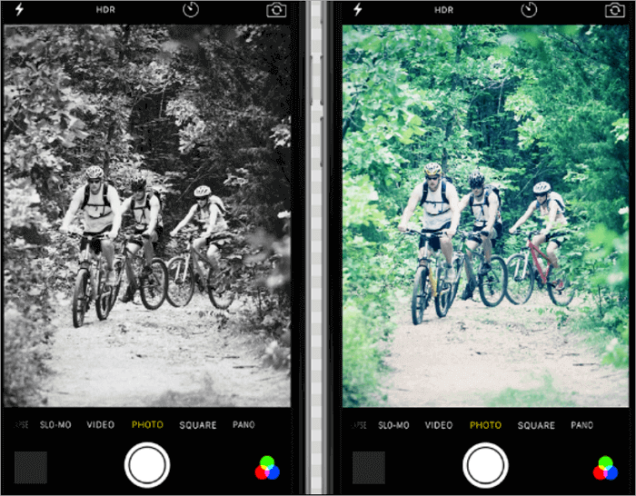fix underexposed photos with filters