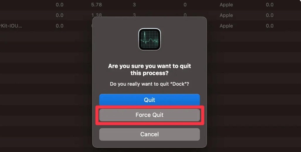 force quit button