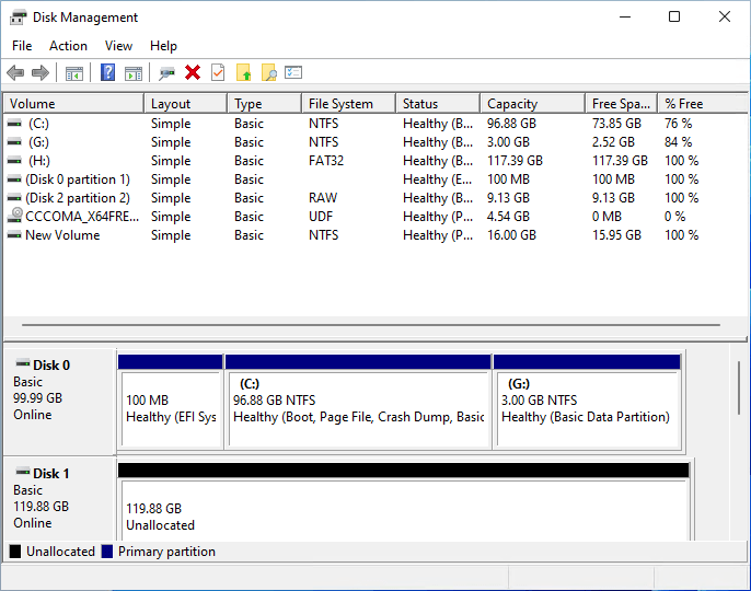 Windows Drive Management tool