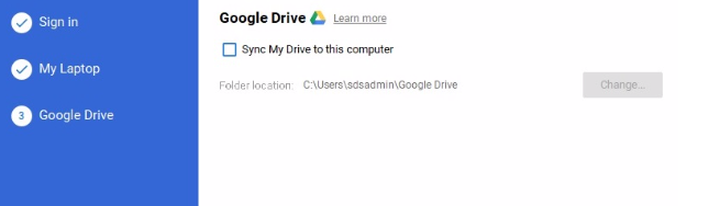 Sync My Drive to this computer