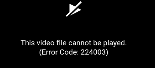 error code 224003