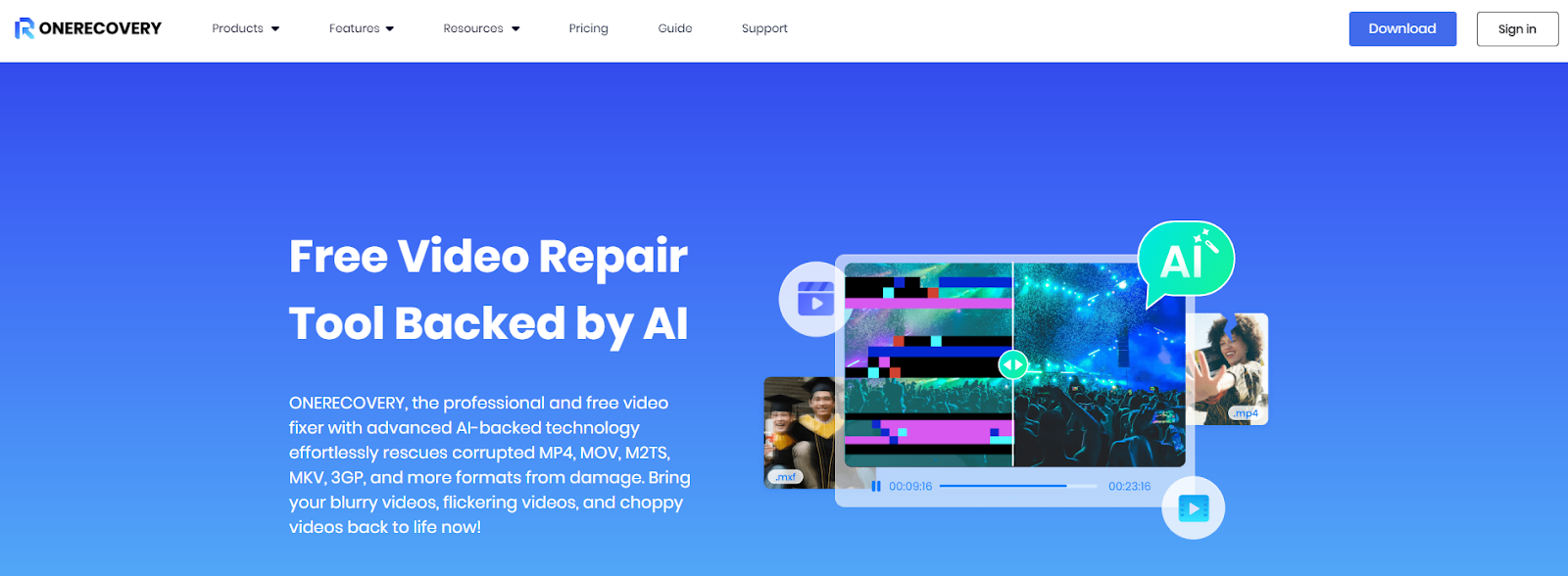 video repair tool