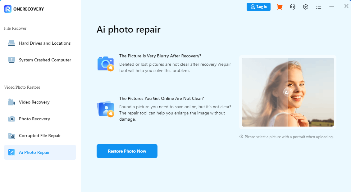 AI Blurry Photo Repair