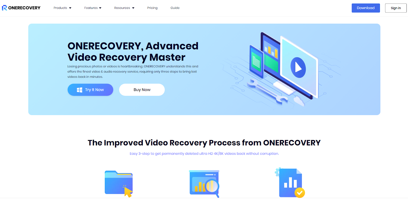 ONERECOVERY video recovery software