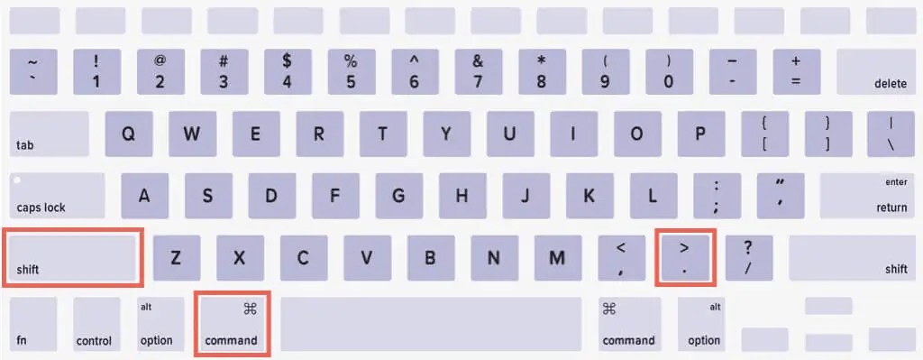 a picture of mac keyboard.