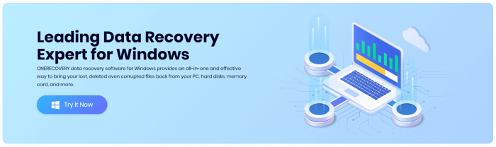 the screenshot of onerecovery interface
