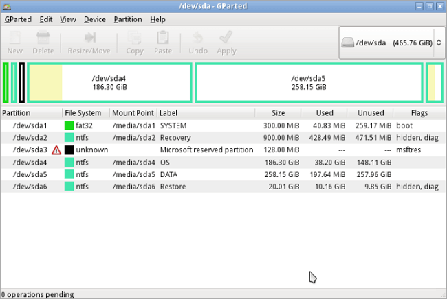 remove partition ssd software