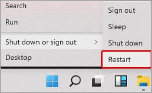 restart windows pc