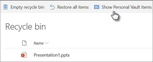 restore file with onedrive