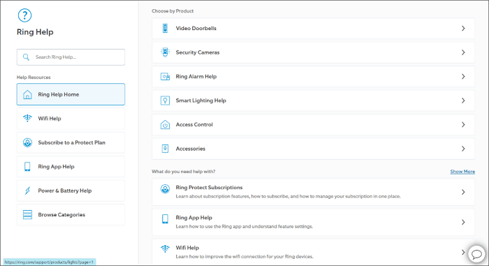 ring video support