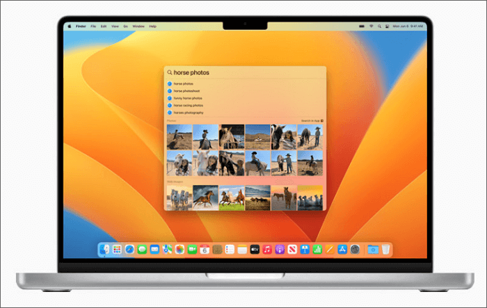 spotlight of macos