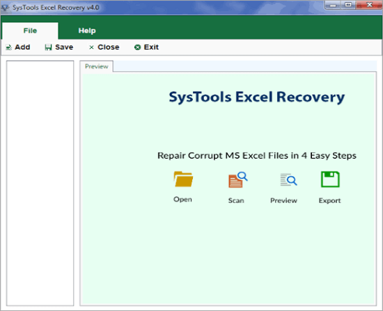 systools excel recovery