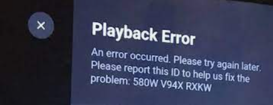 Video Playback Errors